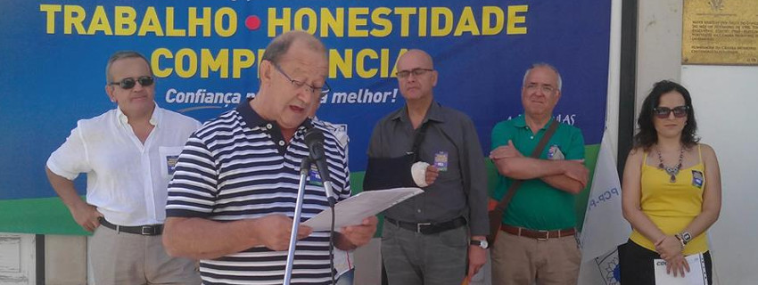 Apresentação da lista dos candidatos CDU à União de Freguesias de Montijo Afonsoeiro